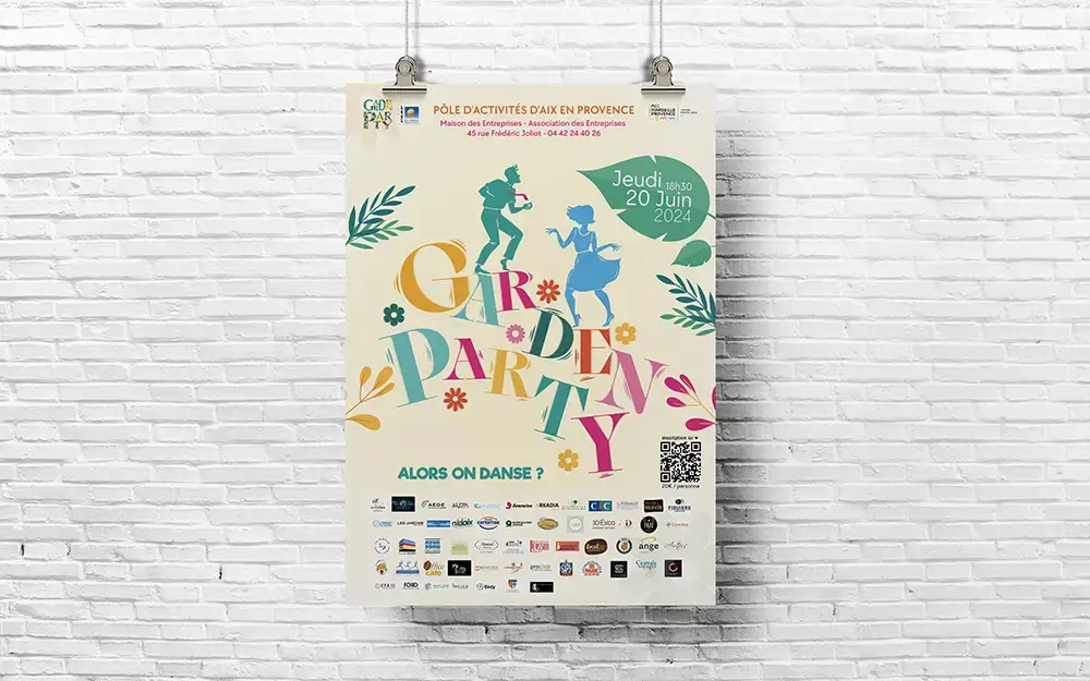 Pole Actu Garden PARTY AFFICHE